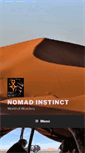 Mobile Screenshot of nomad-instinct.com