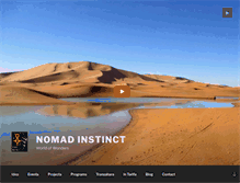 Tablet Screenshot of nomad-instinct.com